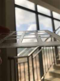 健鸿蚀刻玻璃加工玻璃白片 玻璃蚀刻 高精度精密稳定