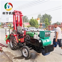 拖拉机打井机 农田灌溉正循环打井设备 民用钻井机打桩机