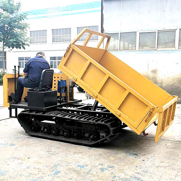 宏卓厂家 2吨链轨工程自卸车 3吨链轨式农用运输车