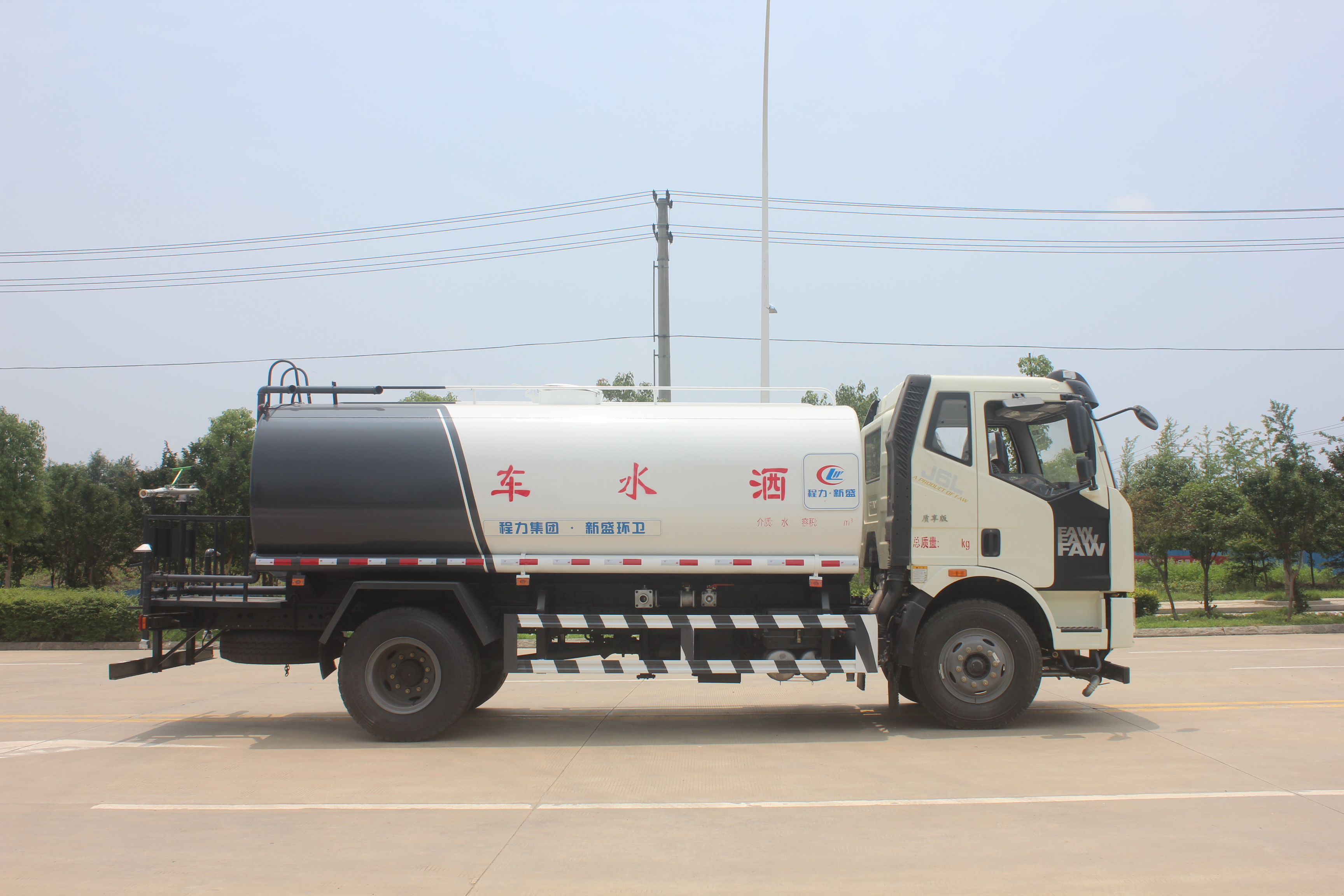 洒水车解放牌,国六排放