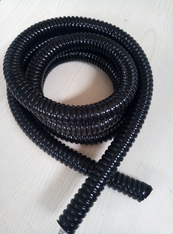 高品质加厚阻燃包塑蛇皮管 包塑金属穿线软管1寸/6分/4分大量现货