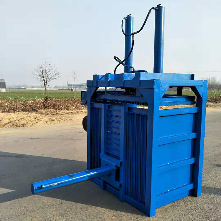 厂家定做立式打包机 废纸废品打包机