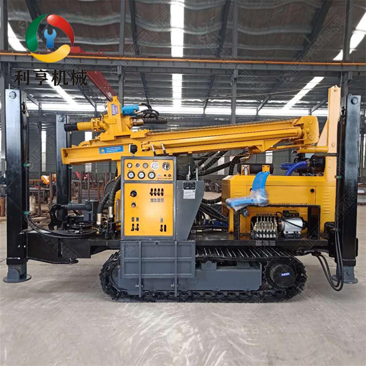 利亨QY-200型气动水井钻机 200米履带液压打井机 潜孔钻机
