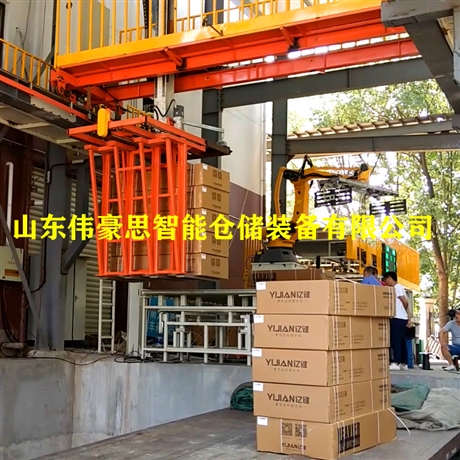 饮料箱桁架式装车机 全自动装车机 自动码垛装车系统