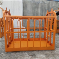 建筑工程塔吊吊籃 鋼絲繩四吊點吊籃 高空作業載人吊籃