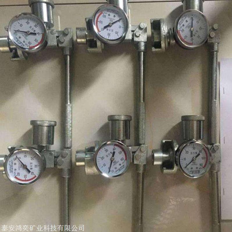 鸿奕现货SY-40B单体支柱测压仪防锈蚀 单体支柱压力表