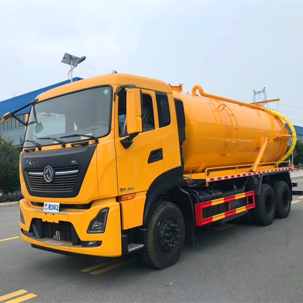 市政河道大型清淤车 东风天龙后八轮真空吸污车