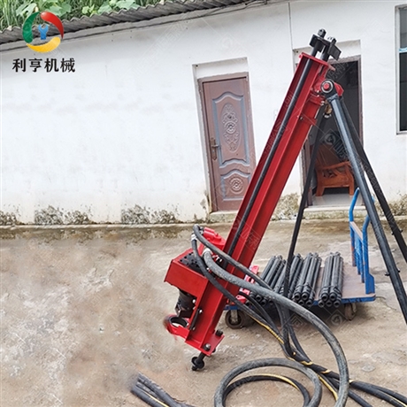 隧道边坡支护潜孔钻机 利亨风动潜孔钻机