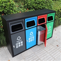 室外分类环卫垃圾箱  公共垃圾箱 不锈钢垃圾箱 车站垃圾箱