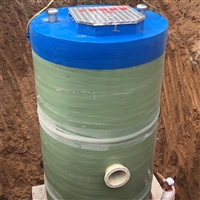 3米圆筒污水提升泵站厂内成品预制