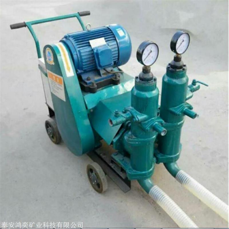 活塞式双缸灰浆泵厂家 HJB-6活塞式双缸注浆泵高压注浆