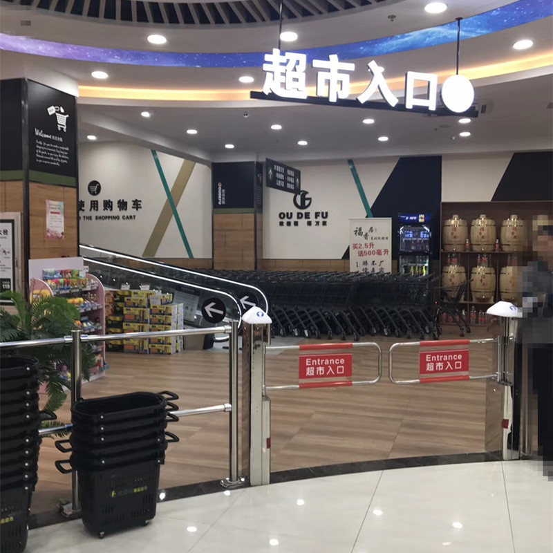 超市单向门tyfcs2000入口门语音欢迎光临防止逆行