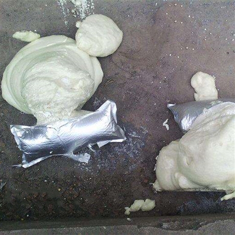 1kg封孔袋1000g马丽散聚氨酯发泡 1kg瓦斯封孔袋抽条式包装