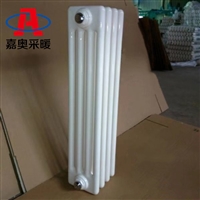 钢制圆管四柱形散热器 SQGZ407钢制圆管柱型暖气片 嘉奥