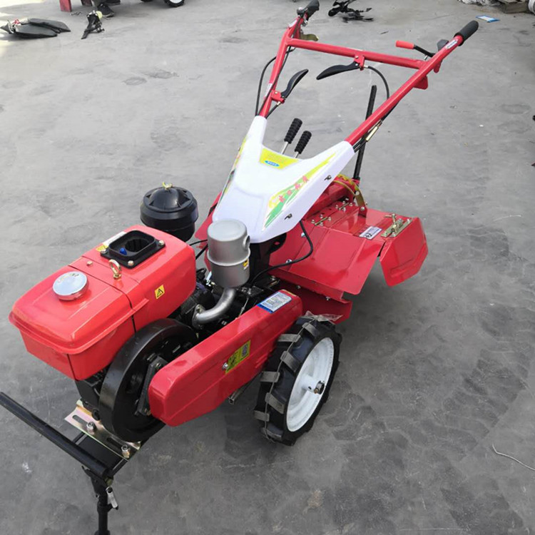 柴油大马力四驱微耕机大棚旋耕机