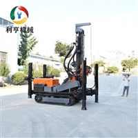 利亨QY-200气动水井钻井机 冲击回转岩石钻孔打井机