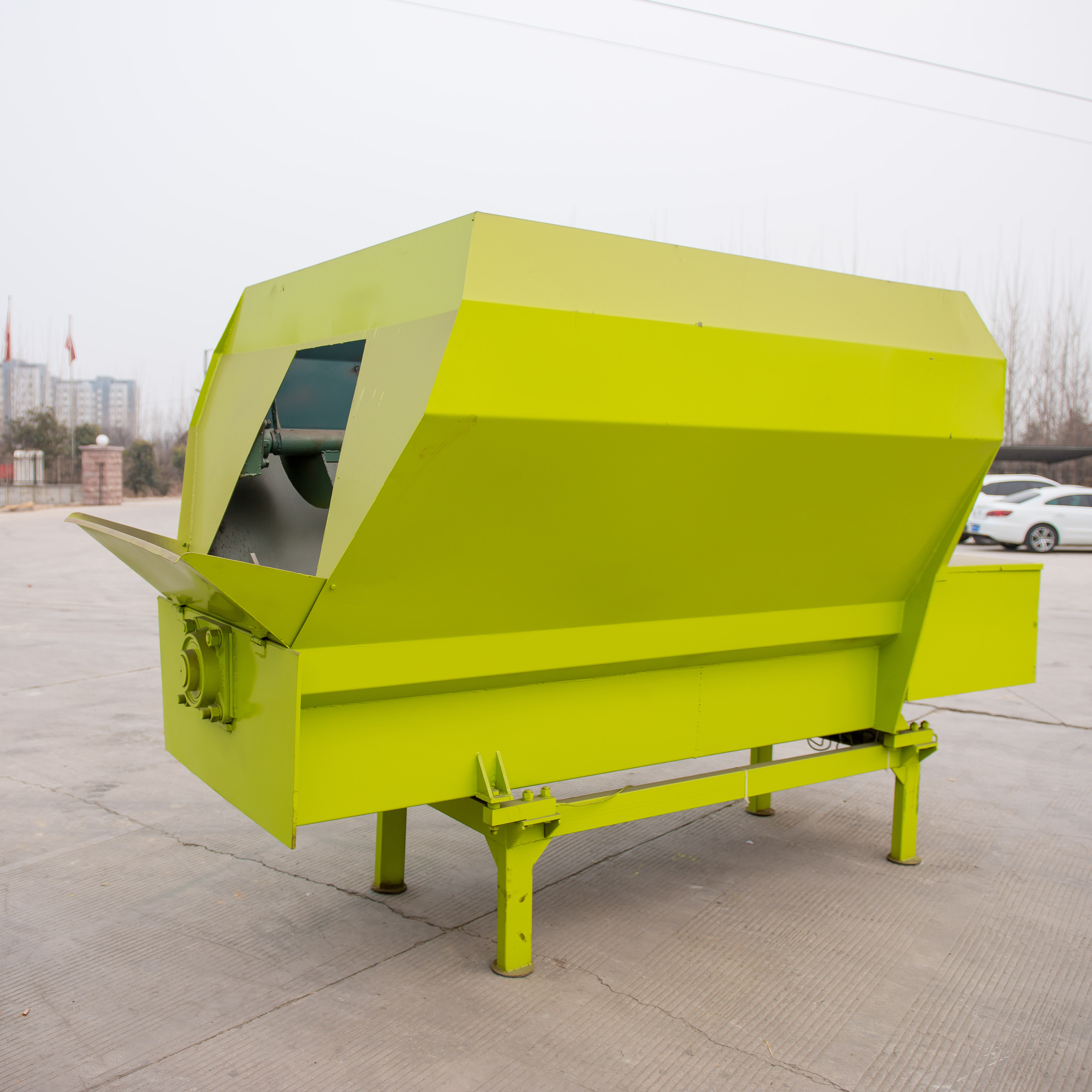 自动称重全日粮搅拌机报价 全日粮混合搅拌机 双轴绞龙混合机视频