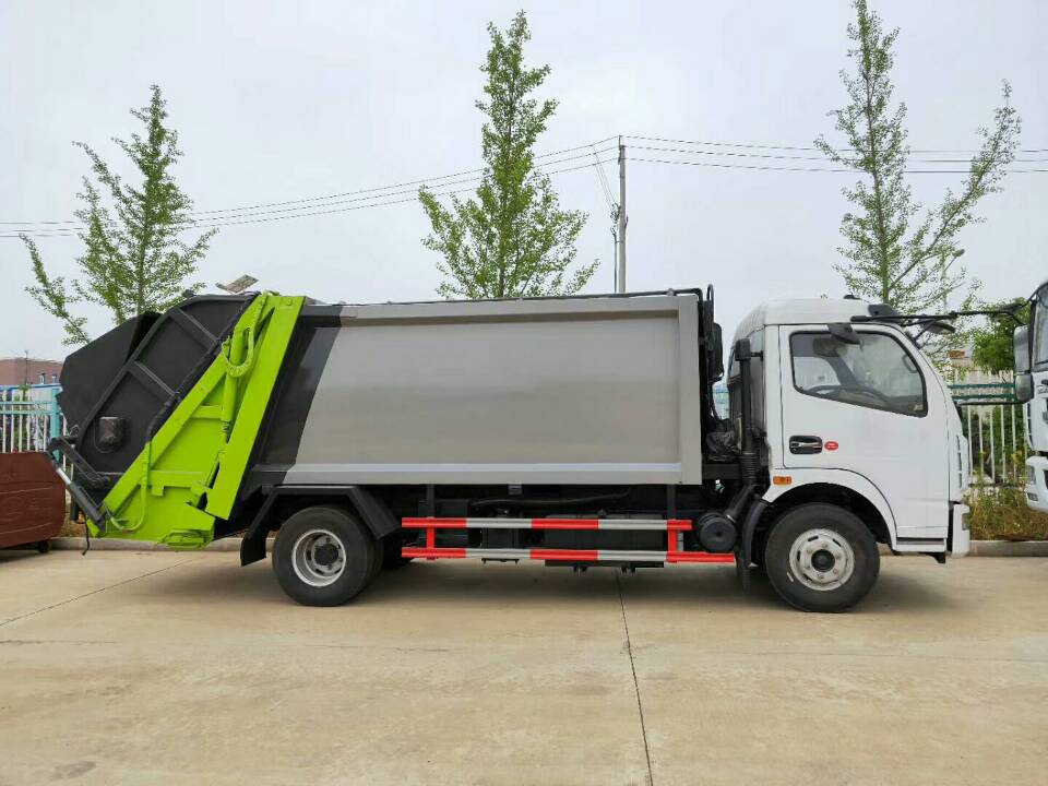 香港市凯马蓝牌4方压缩垃圾车 国六转运车