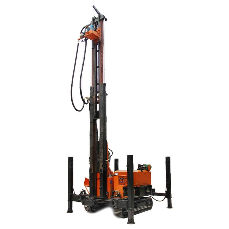 QY-200型液压钻机 履带式气动水井钻机 一次进尺3米
