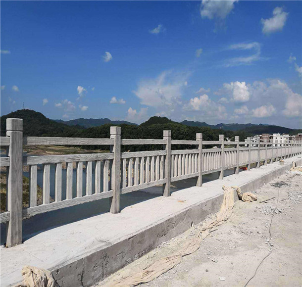 仿石栏杆河堤仿石护栏
