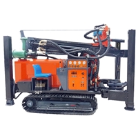 200米快速岩石打井机 履带式水井钻机 液压气动钻机