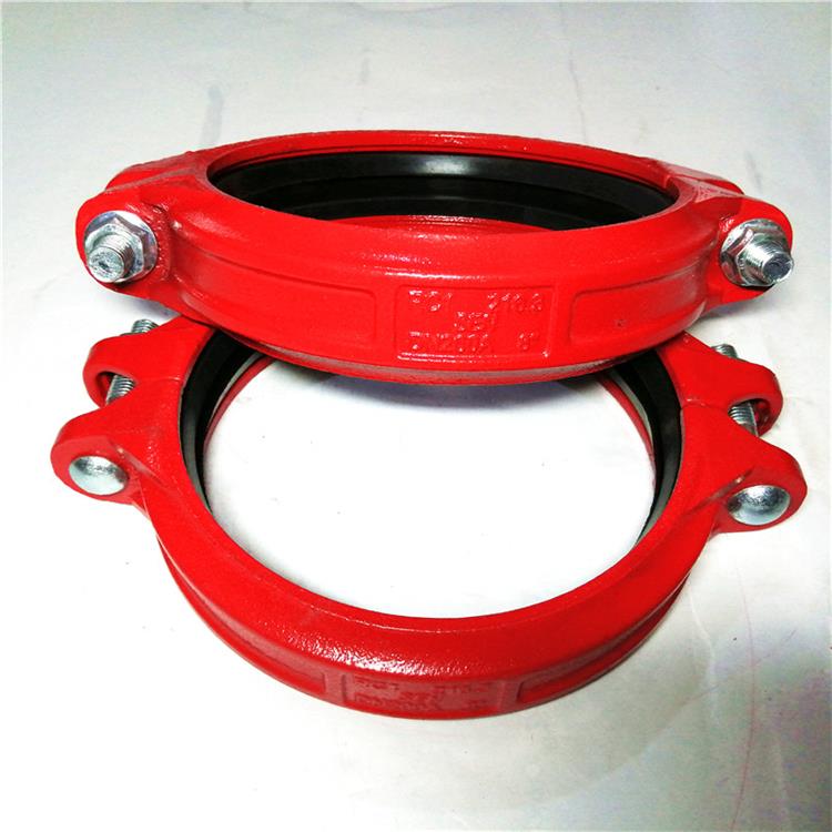 球墨铸铁高延伸率沟槽管箍 接合可靠拆卸方便 量大从优