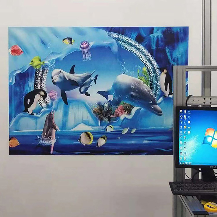 智能3d墙体彩绘机背景广告户内外墙面设备壁画喷绘打印机