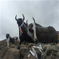 田林农耕牛铜雕塑 景观铜雕牛 世隆雕塑大型牛摆件