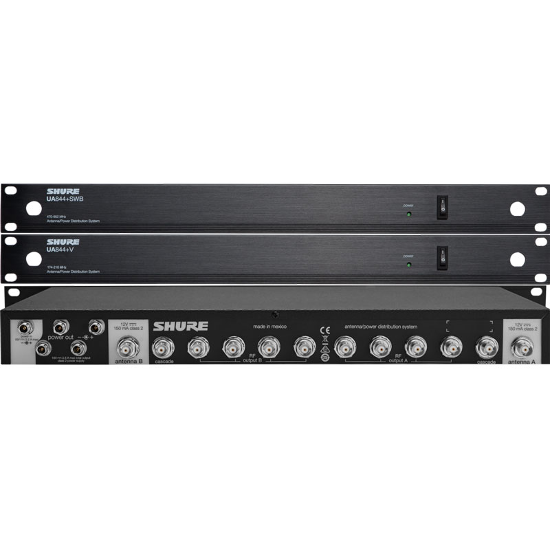 shureua844swblc舒尔天线放大器分配器ua844lc天线分配