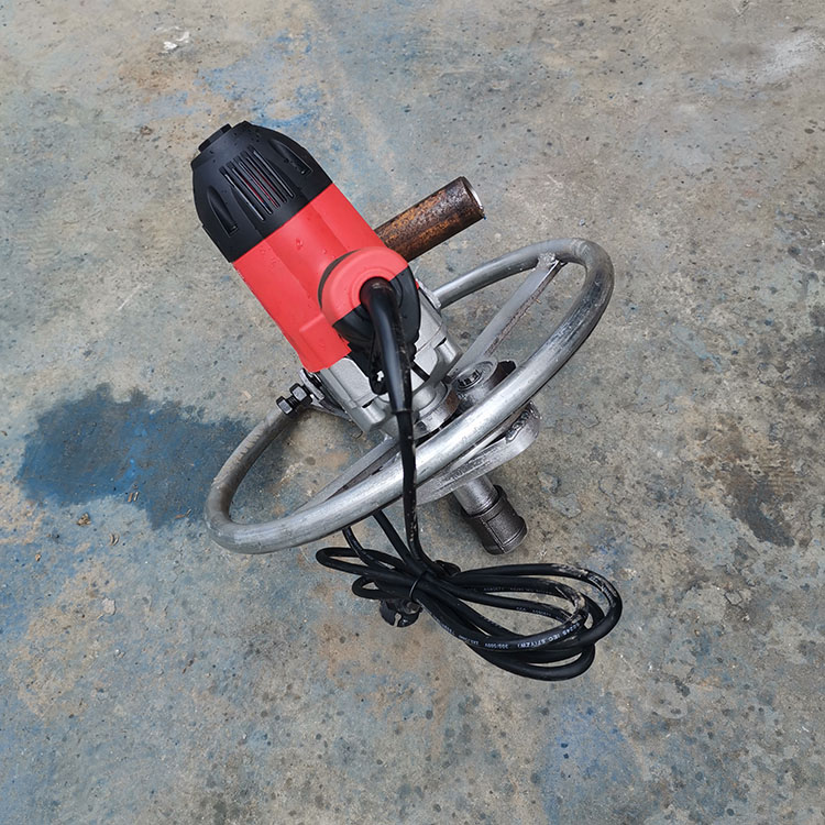 手持式电动钻井机小型电动打井机圆盘式手持水井钻机