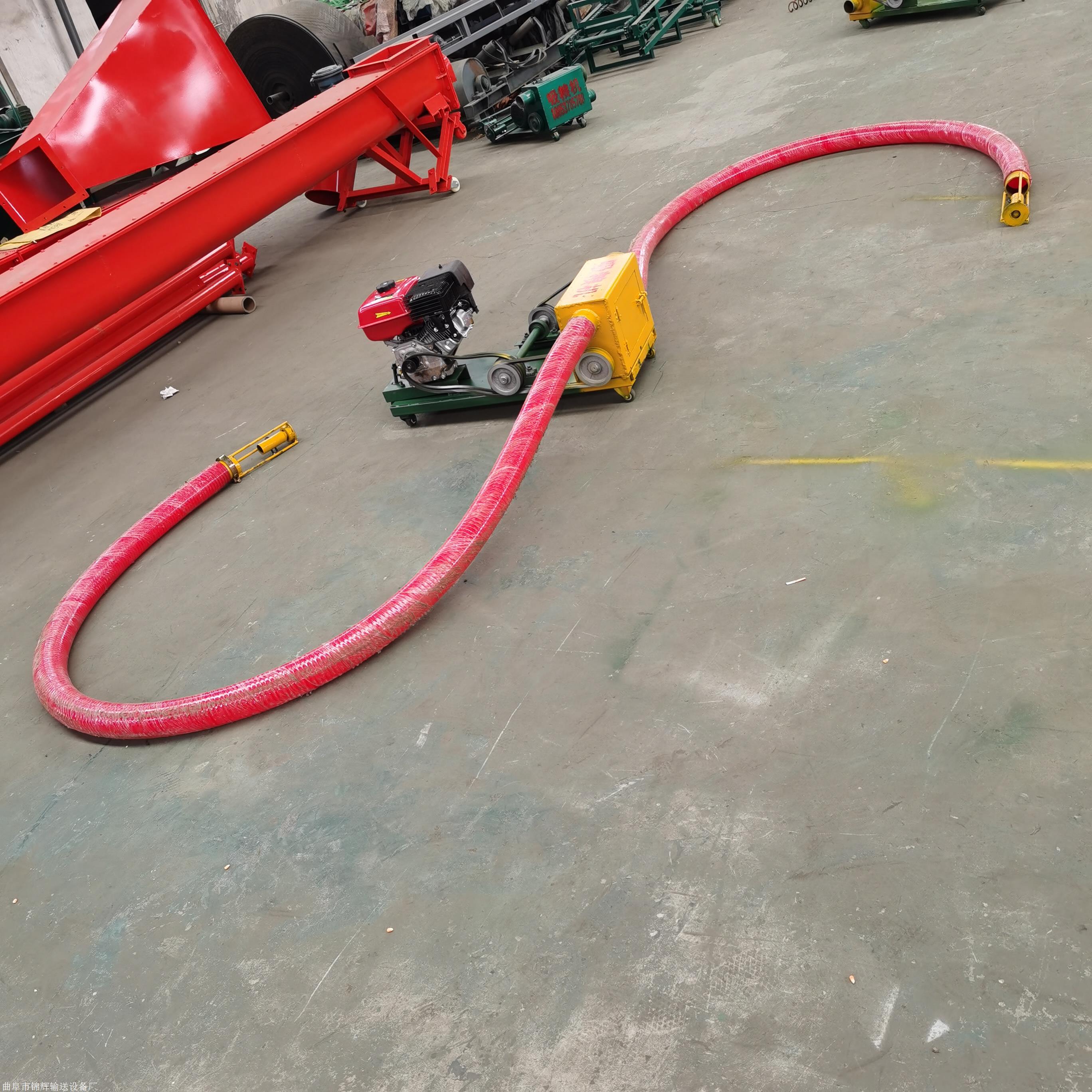 pvc塑料颗粒粉料吸粮机农场粮食作物便捷式软管吸粮机