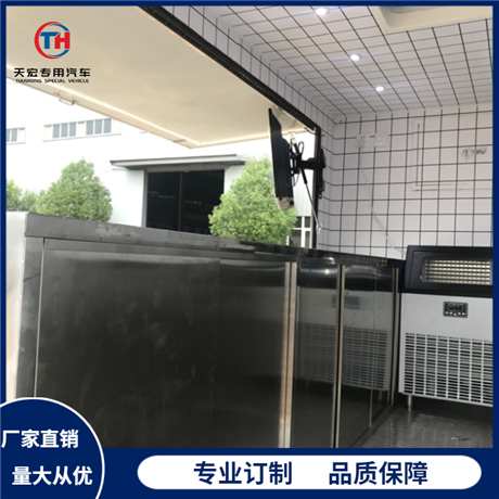 Factory self operated and self sold mobile snack truck gasoline National VI emission installment zero down payment