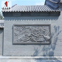 青砖自制砖雕四合院简介吉祥图案长城砖雕1.5m伟业万里HC3000