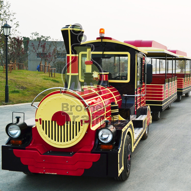 博瑞特兒童遊樂小火車蒸汽小火車公園觀光設備