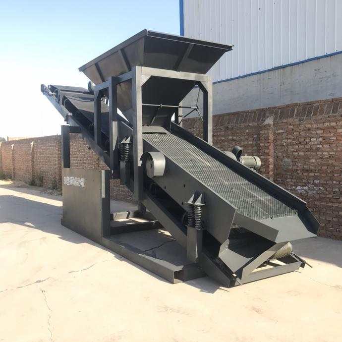 厂家直供沙石料振动筛选机50型直线震动筛沙机平板振动筛沙机