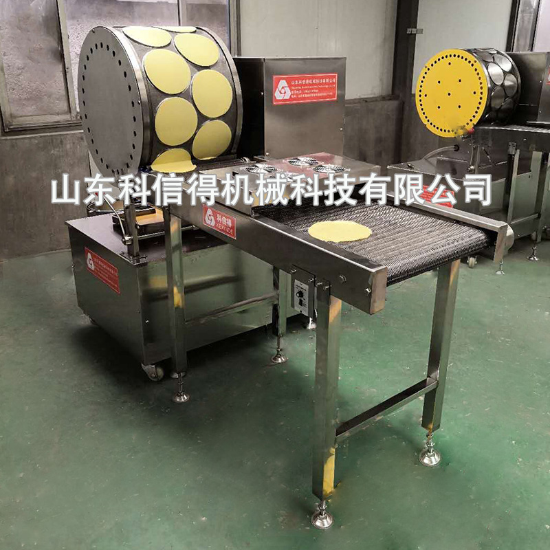 科信得8寸6寸蛋皮机全自动电加热蛋皮机