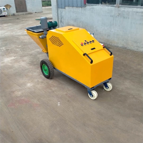 双缸柱塞式墙面拉毛机双速砂浆喷涂机喷浆机