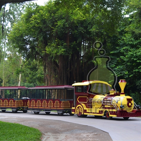 博瑞特观光火车燃油小火车公园观光设备