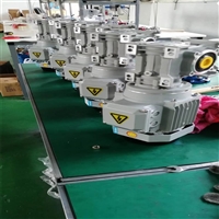 反冲洗过滤器用RV063铝合金蜗轮减速机配0.55KW6级电机  