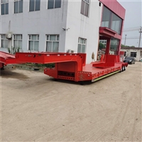 四线八轴低平板半挂车 特种运输半挂车厂家报价