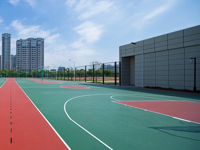 运动场地环氧地坪漆材料_学校优质运动地坪漆价格