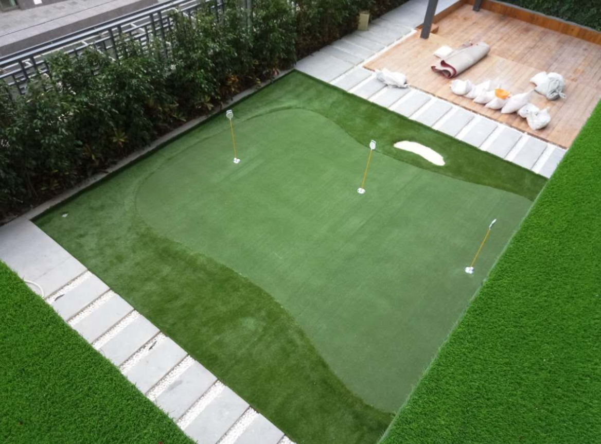 西安 庭院别墅人工高尔夫果岭