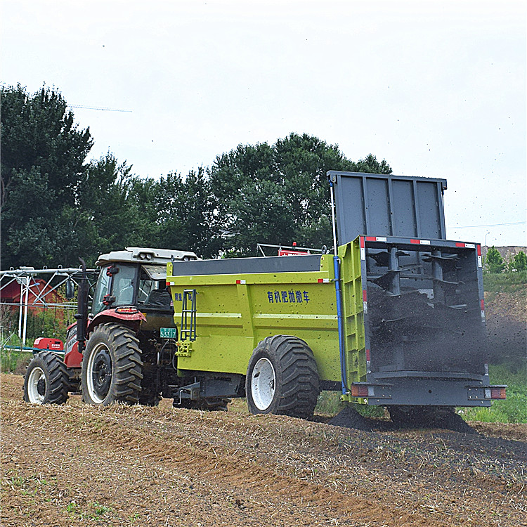撒肥机自动化程度全自动肥料物态颗粒配套动力100-200马力hp生产率100