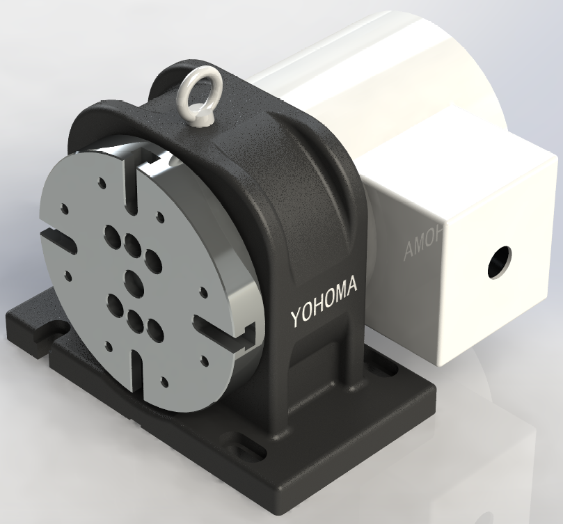 四轴转台高精密cnc数控分度转台直驱五四轴转台摇篮式转台