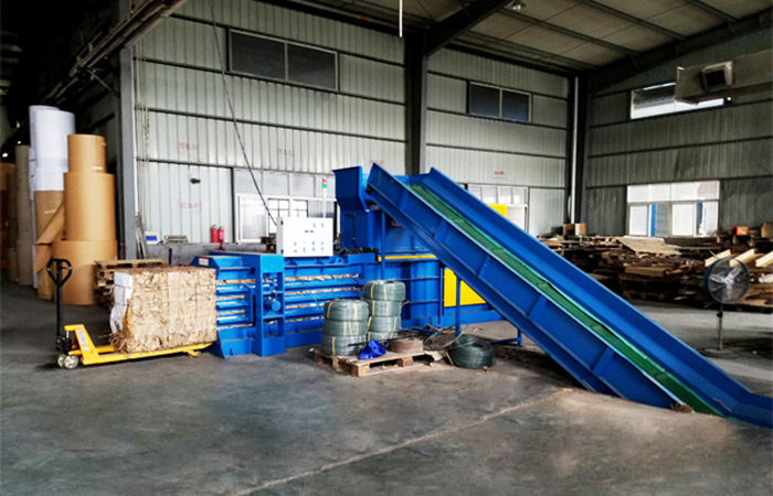 120型自动卧式废纸打包机厂家直销