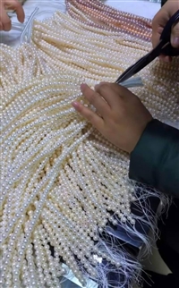  亳州晋江手工活外发 加工珍珠散件加工 珍珠手链加工