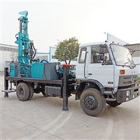 大型出口气动水井钻机 300米深水井岩石钻井机