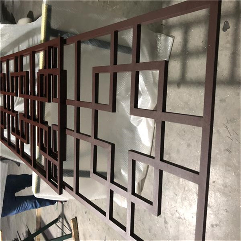 定制铝合金防盗网-铝合金铝花格防护网