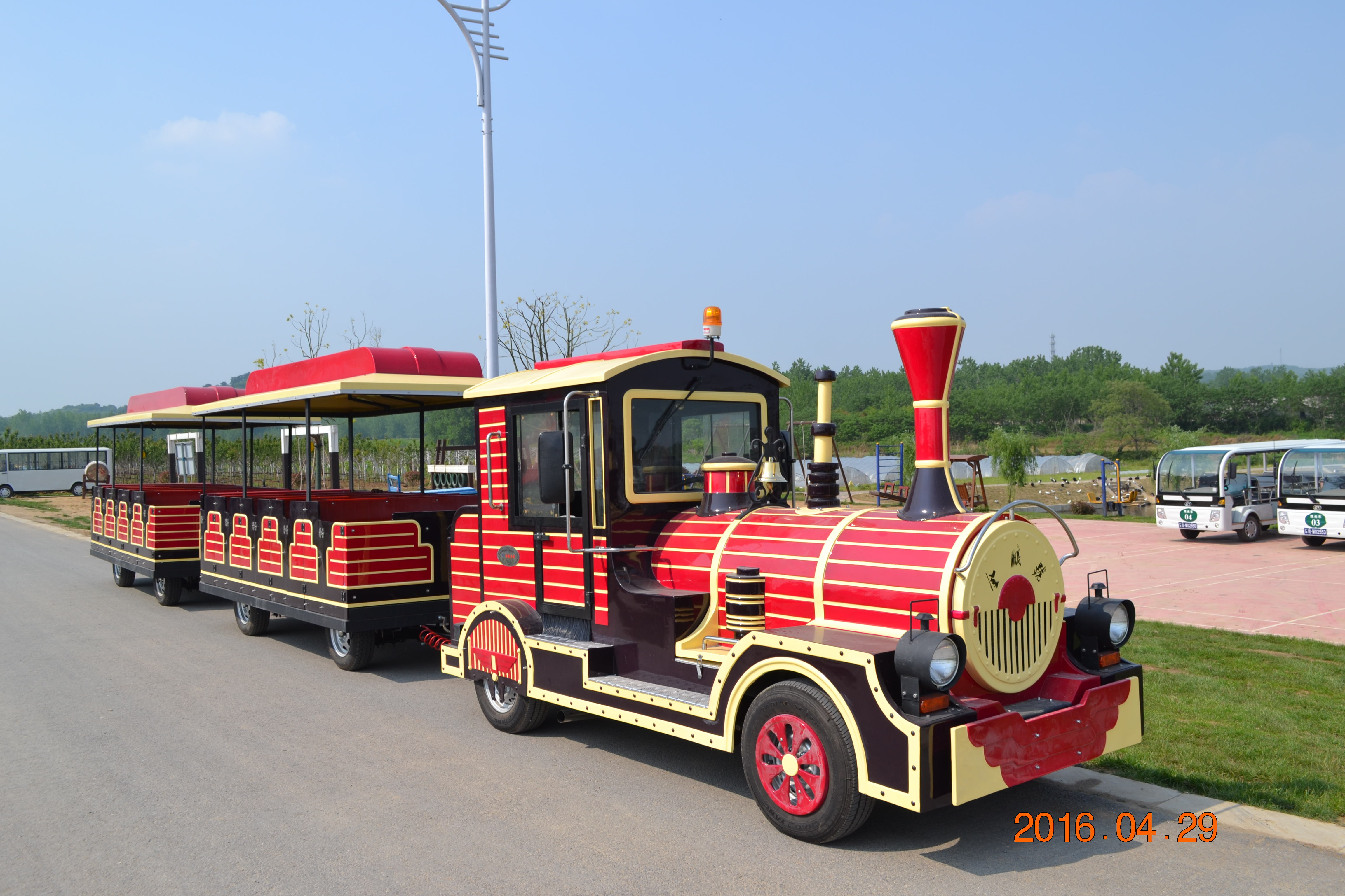 轨道小火车  儿童列车火车   团山小火车