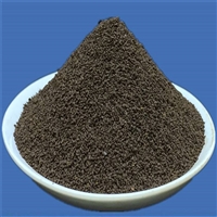 甘肃天然锰沙 深井水除铁除锰用高含量锰沙滤料价格行情